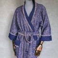 plaszcz kimono welna dwustronna