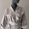kimono bawelna pasek pastelowe kolory